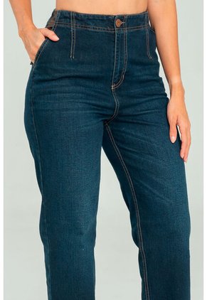 Jeans Mom Oslo Azul Ragged Pf21350067