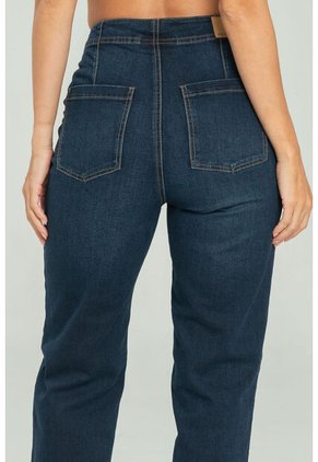 Jeans Mom Oslo Azul Ragged Pf21350067