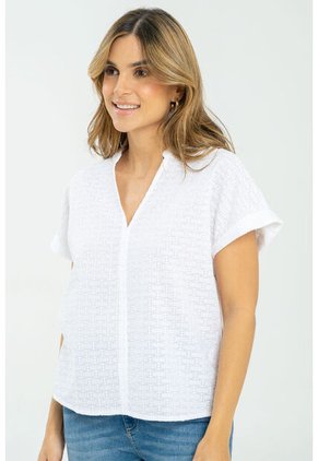 Blusa Samantha Cotton Blanco Ragged Pf11112632