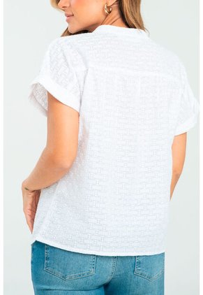 Blusa Samantha Cotton Blanco Ragged Pf11112632