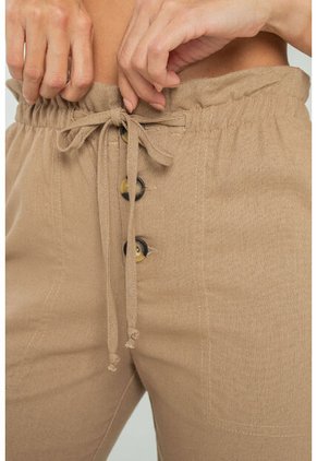 Pantalon Leone Café Ragged Pf11310889