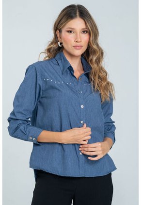 Camisa Therry Azul Ragged Pf11113051