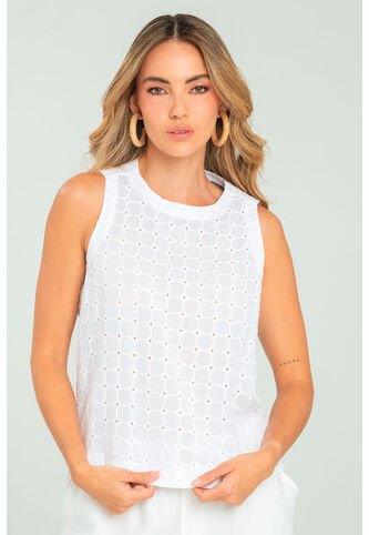 Blusa Siena Cotton Blanco Ragged Pf11112805 Ragged