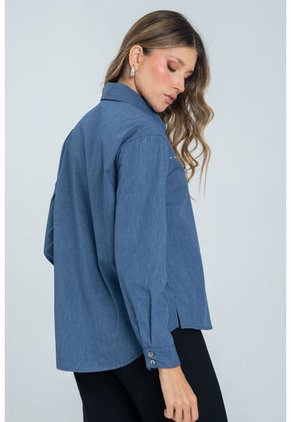 Camisa Therry Azul Ragged Pf11113051