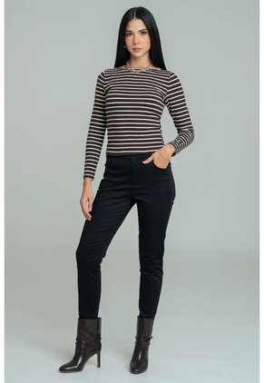 Top Rayas Malva Café Ragged Pf21120140