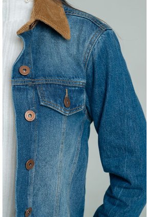 Chaqueta Malva Azul Ragged Pf21130023