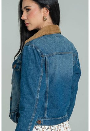 Chaqueta Malva Azul Ragged Pf21130023