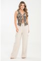 Pantalon Cargo Rayas Beige Ragged Pf31310741 de Ragged