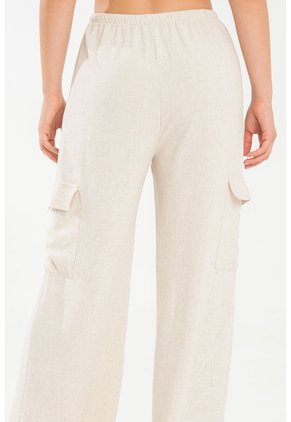 Pantalon Cargo Rayas Beige Ragged Pf31310741