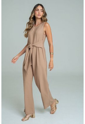 Enterizo Largo Bharnett Beige Ragged Pf11530142
