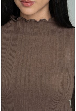 Blusa Venela Café Ragged Pf11121185