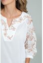 Blusa Carmesi Blanco Ragged Pf11113170 de Ragged