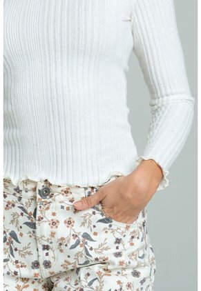 Blusa Venela Blanco Ragged Pf11121185