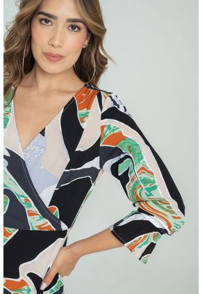 Vestido Corto Drift Beige Ragged Pf12510403