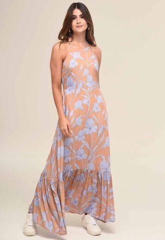 Vestido Romantico Beige Ragged Pf11511141 Ragged