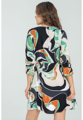 Vestido Corto Drift Beige Ragged Pf12510403