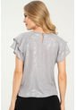 Blusa Siriano Plateado Ragged Pf12110842 de Ragged