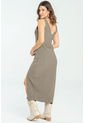Vestido Punto Midi Café Ragged Pf11511345 de Ragged