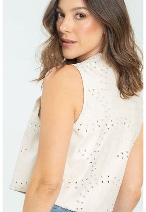 Chaleco Ojalillo Negro Ragged Pf11150031