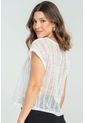 Blusa Tejida Brillo Plateado Ragged Pf11112827 de Ragged