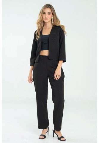 Pantalon Piedra Recto Negro Ragged Pf12310424 Ragged