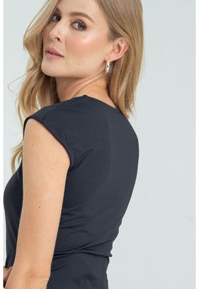 Top Bruselas Negro Ragged Pf13120750