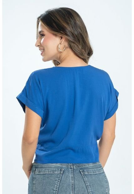 Blusa Thergu Azul Ragged Pf31113250