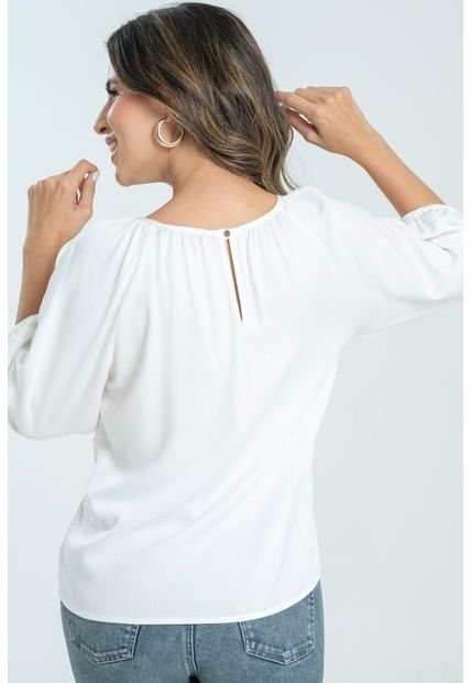 Blusa Alicia Blanco Ragged Pf31113225