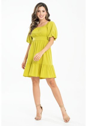 Vestido Corto Throse Verde Ragged Pf31511398