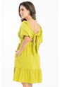Vestido Corto Throse Verde Ragged Pf31511398 de Ragged