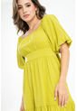 Vestido Corto Throse Verde Ragged Pf31511398 de Ragged