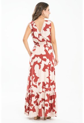 Vestido Caterina Café Ragged Pf31511407