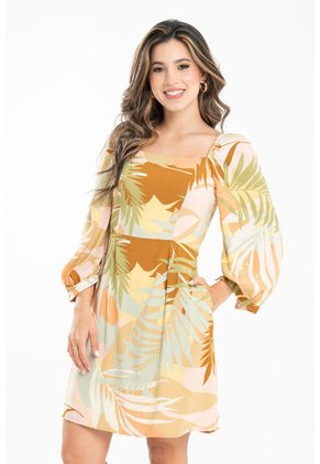 Vestido Ballen Beige Ragged Pf31511390