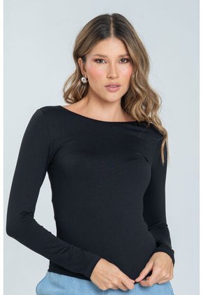 Top Gianna Negro Ragged Pf13120836