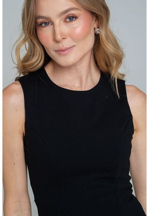 Blusa Ghyles Negro Ragged Pf11113043