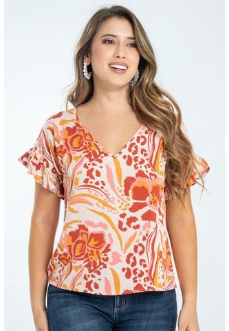Blusa Aria Naranja Ragged Pf31113346 Ragged