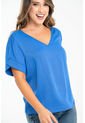 Blusa Evianna Azul Ragged Pf31113287 de Ragged
