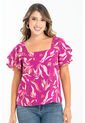 Blusa Laina Fucsia Ragged Pf31113285 de Ragged