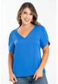 Blusa Evianna Azul Ragged Pf31113287 de Ragged