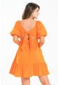 Vestido Corto Throse Naranja Ragged Pf31511398 de Ragged