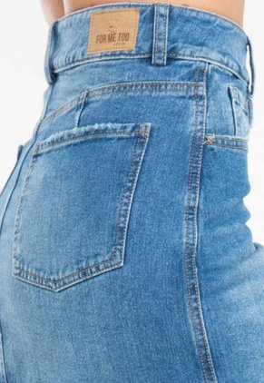 Falda Macondo Azul Ragged Pf51320064