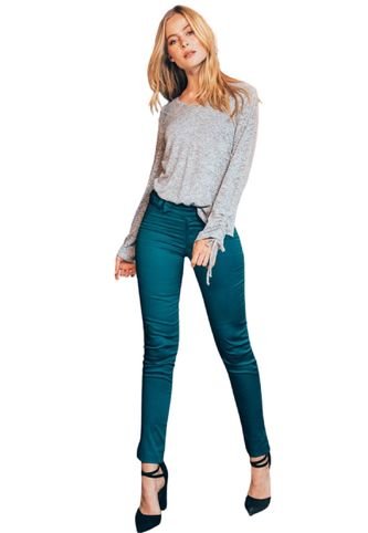 Pantalon Imitacion Bolsillo Linea Azul Ragged Pf14310004 Ragged