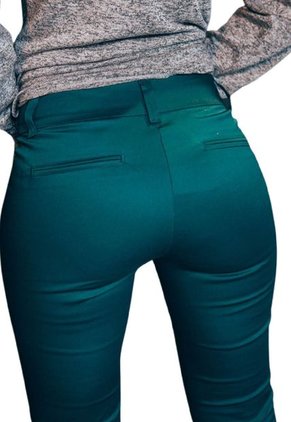 Pantalon Imitacion Bolsillo Linea Azul Ragged Pf14310004
