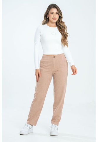 Crop Top Star Blanco Ragged Pf31122246 Ragged