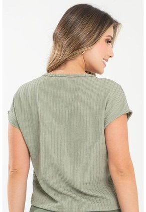 Blusa Gabriella Verde Ragged Pf31113498