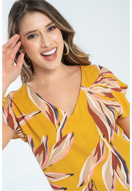 Blusa Hazel Amarillo Ragged Pf31113342