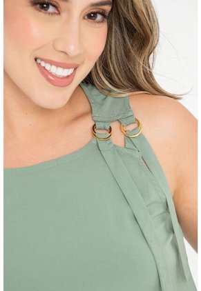 Blusa Junipher Verde Ragged Pf31113505