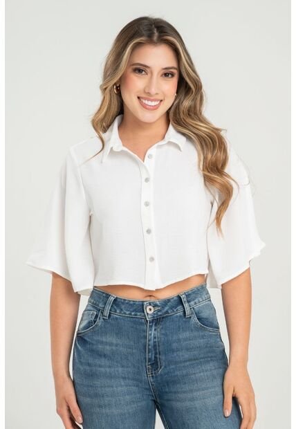 Camisa Azariah Blanco Ragged Pf31113507