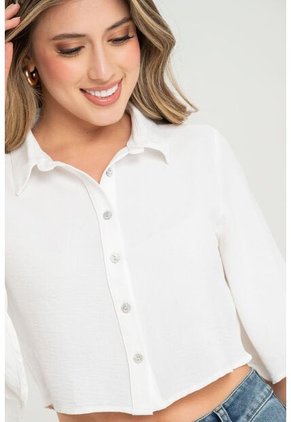 Camisa Azariah Blanco Ragged Pf31113507