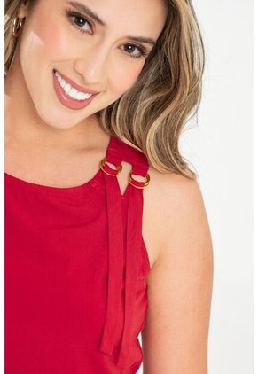 Blusa Junipher Rojo Ragged Pf31113505